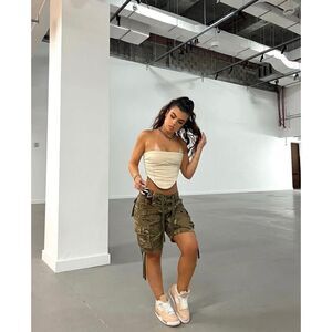 ✨Luxe To Kill Ecru Denim Cream Sz 2 Corset✨